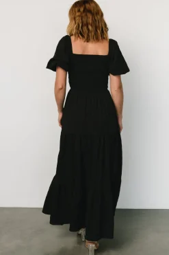 Hot Baltic Born Amaya Smocked Dress | Black