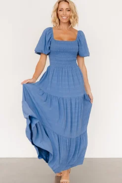 Hot Baltic Born Amaya Smocked Dress | Blue