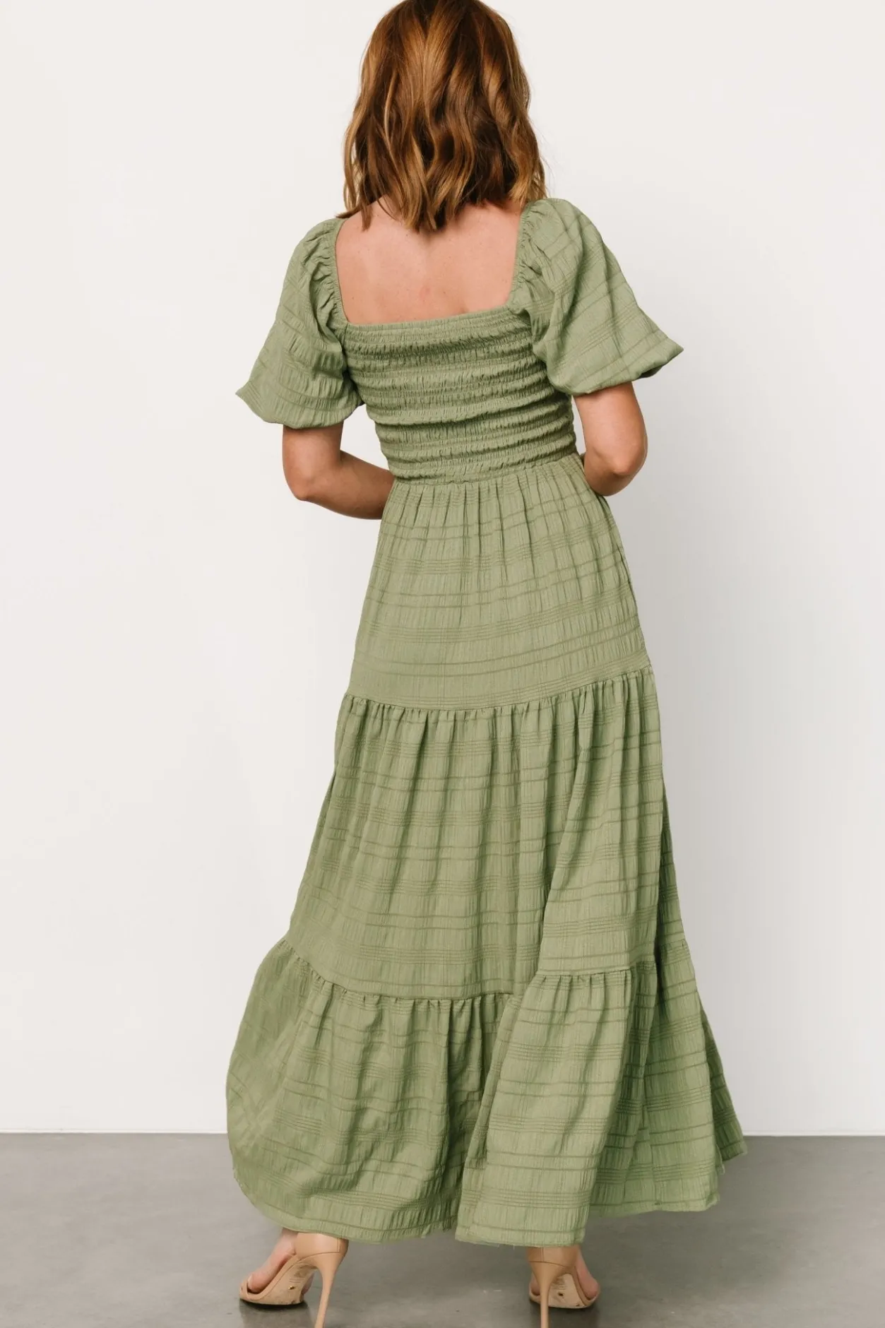 Fashion Baltic Born Amaya Smocked Dress | Green