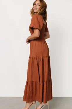 Clearance Baltic Born Amaya Smocked Dress | Sandstone