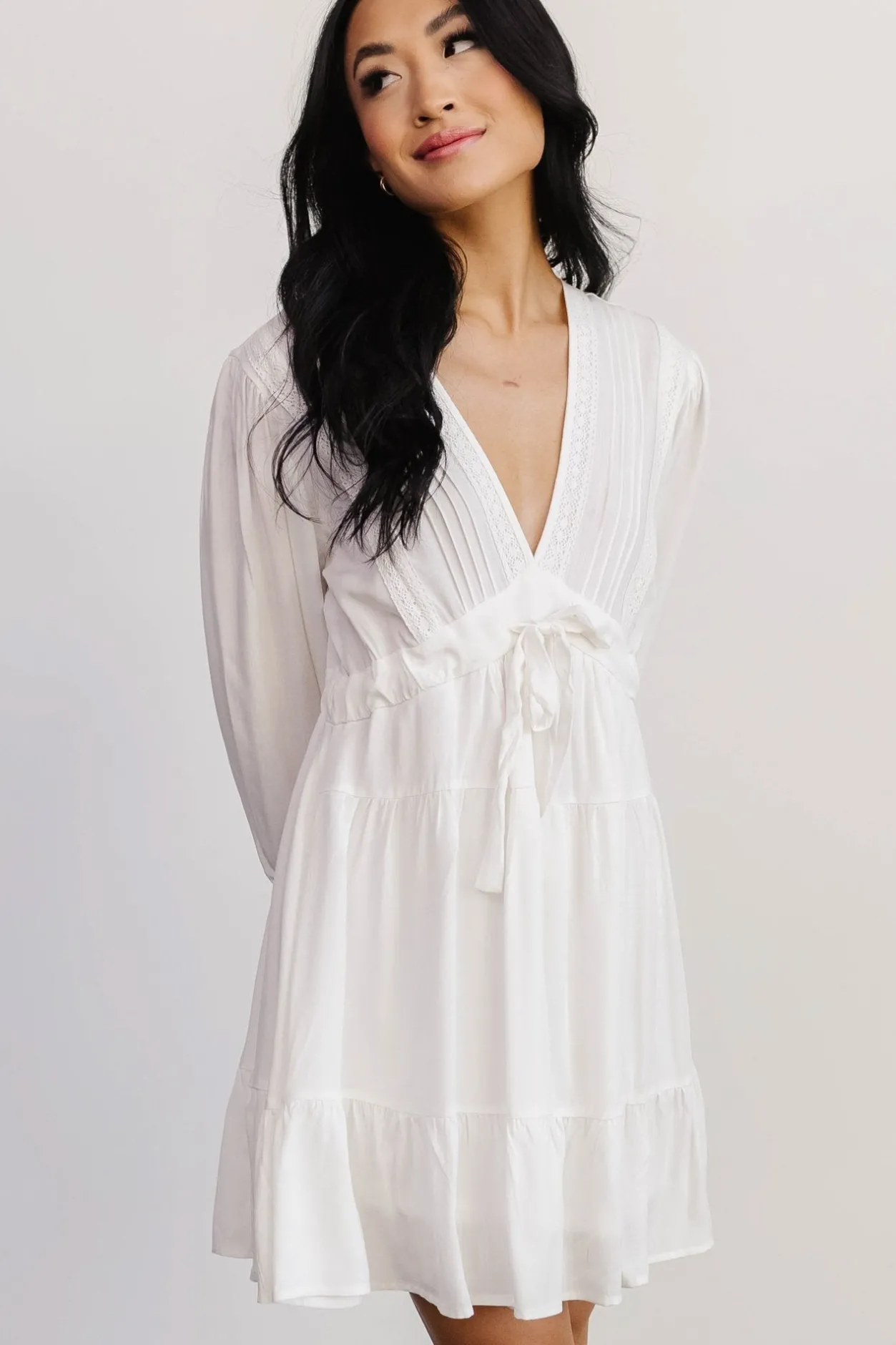 Discount Baltic Born Amelia Boho Mini Dress | Off White OffWhite