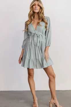 Fashion Baltic Born Amelia Boho Mini Dress | Sage