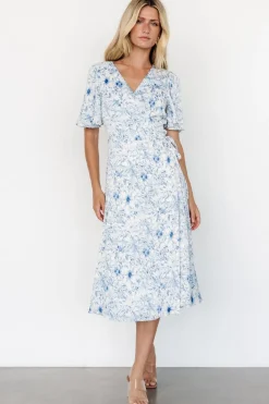 New Baltic Born Amelie Wrap Midi Dress | Blue Print BluePrint