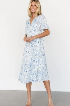 New Baltic Born Amelie Wrap Midi Dress | Blue Print BluePrint