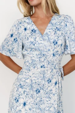 New Baltic Born Amelie Wrap Midi Dress | Blue Print BluePrint