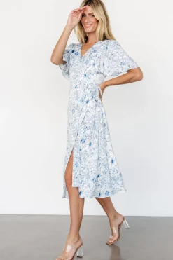 New Baltic Born Amelie Wrap Midi Dress | Blue Print BluePrint