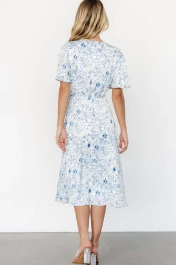 New Baltic Born Amelie Wrap Midi Dress | Blue Print BluePrint