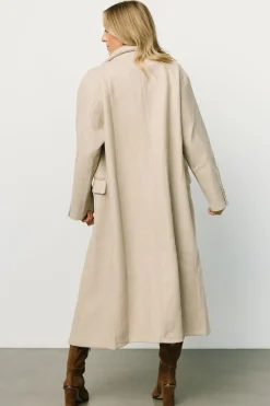 Best Baltic Born Anderson Double Breasted Coat | Natural