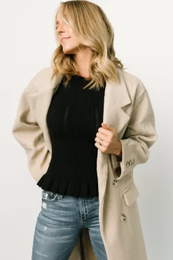 Best Baltic Born Anderson Double Breasted Coat | Natural