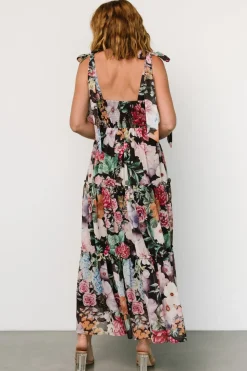 Hot Baltic Born Anita Maxi Dress | Black Multi Floral BlackMultiFloral