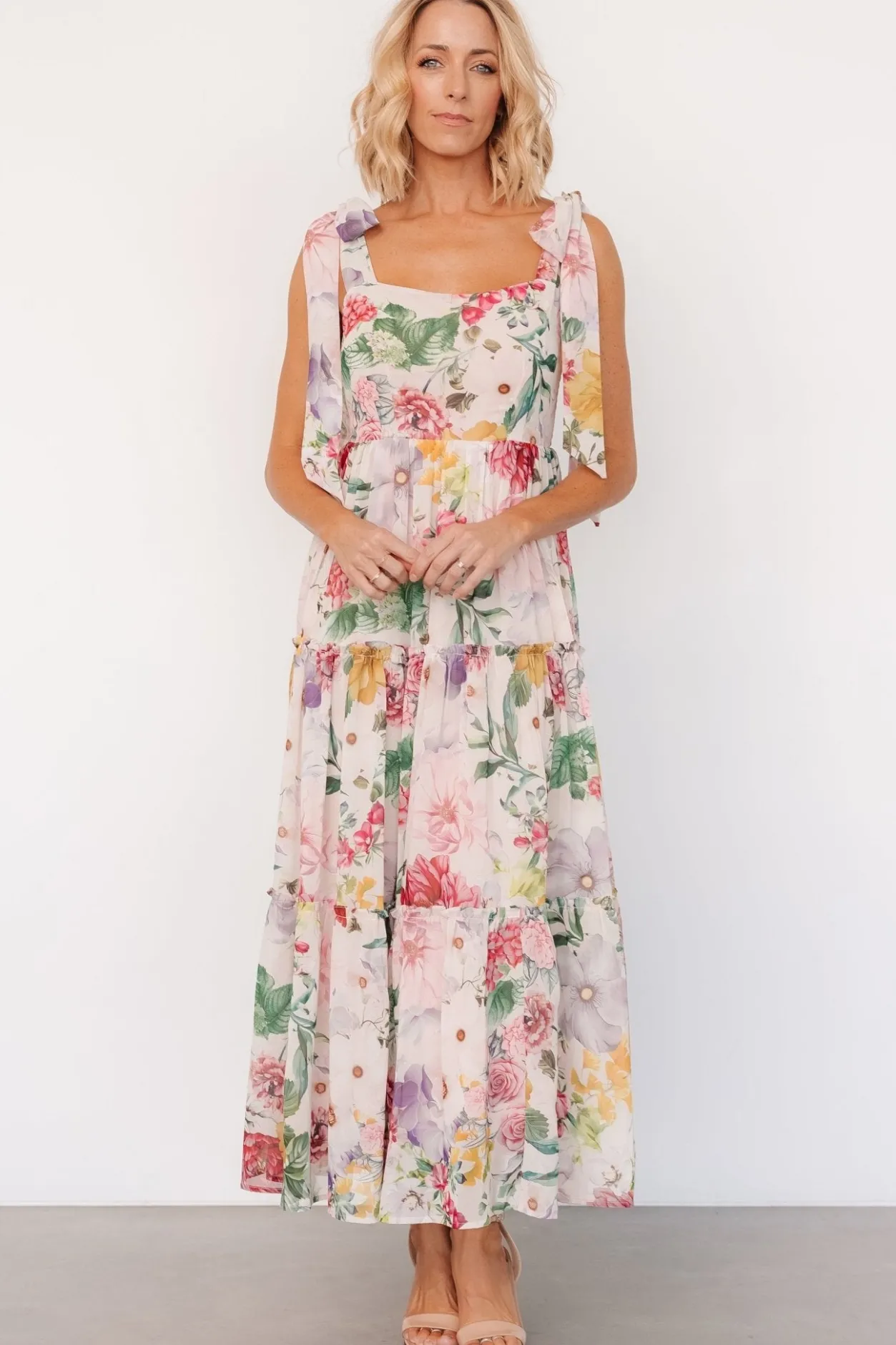 Outlet Baltic Born Anita Maxi Dress | Blush Multi Floral BlushMultiFloral