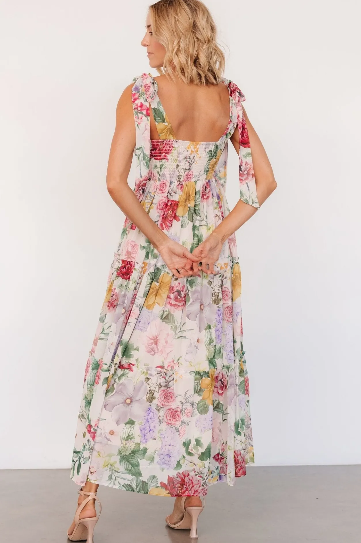 Outlet Baltic Born Anita Maxi Dress | Blush Multi Floral BlushMultiFloral