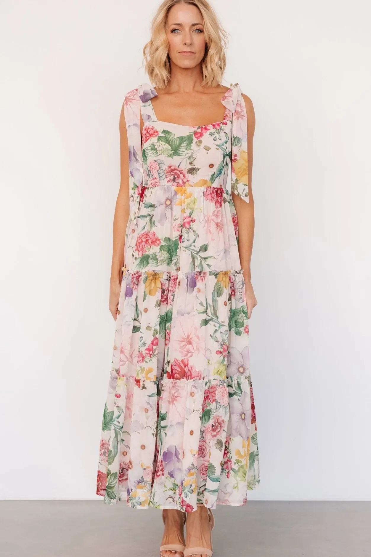 Outlet Baltic Born Anita Maxi Dress | Blush Multi Floral BlushMultiFloral