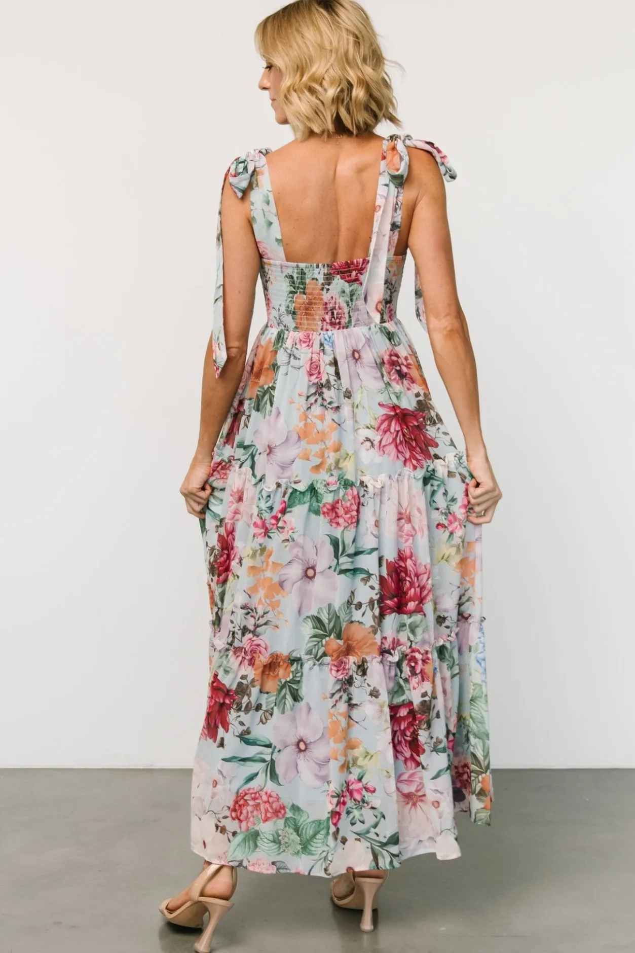 Sale Baltic Born Anita Maxi Dress | Light Blue Multi Floral LightBlueMultiFloral