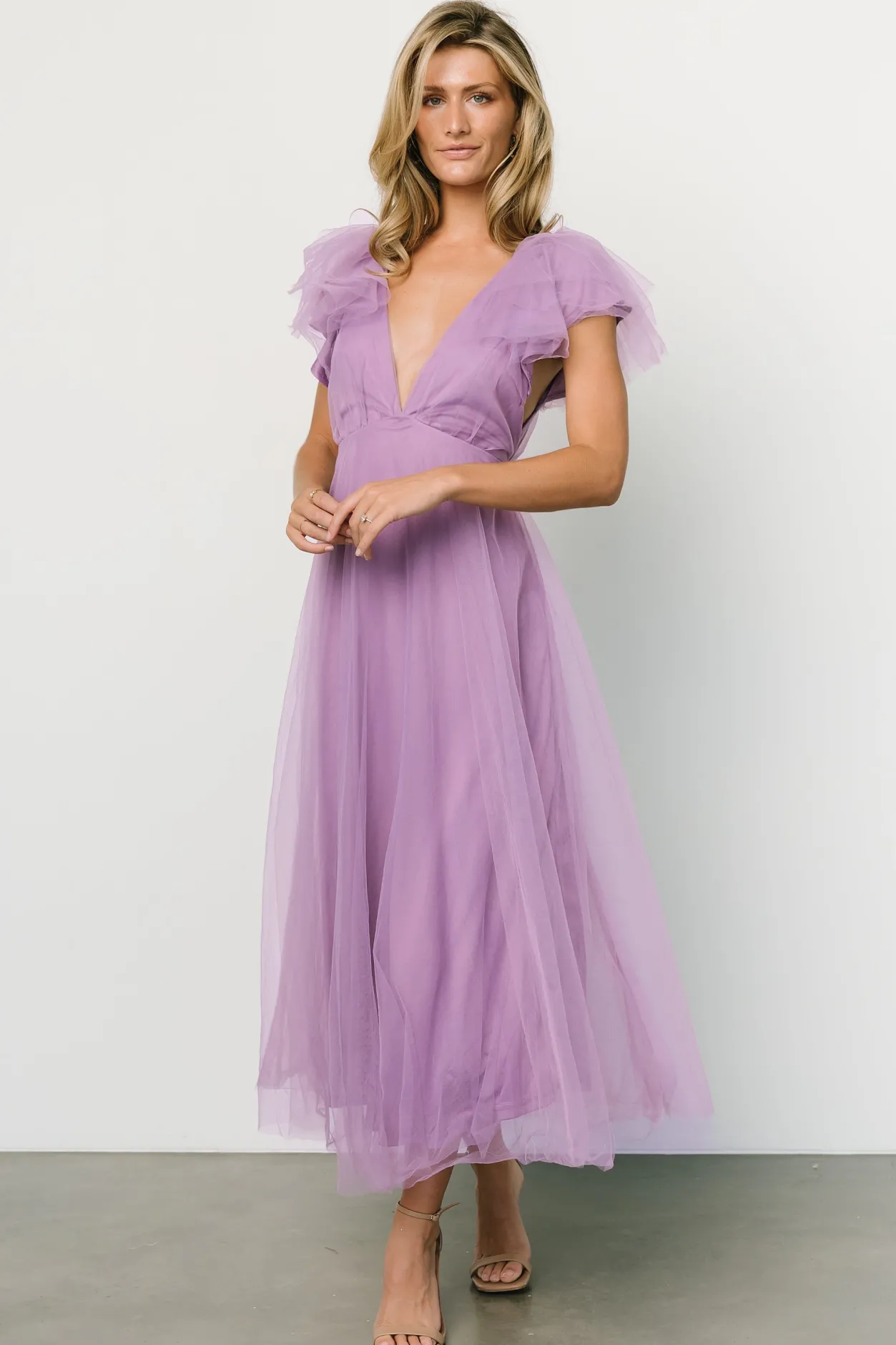 Discount Baltic Born Annabella Tulle Dress | Lavender