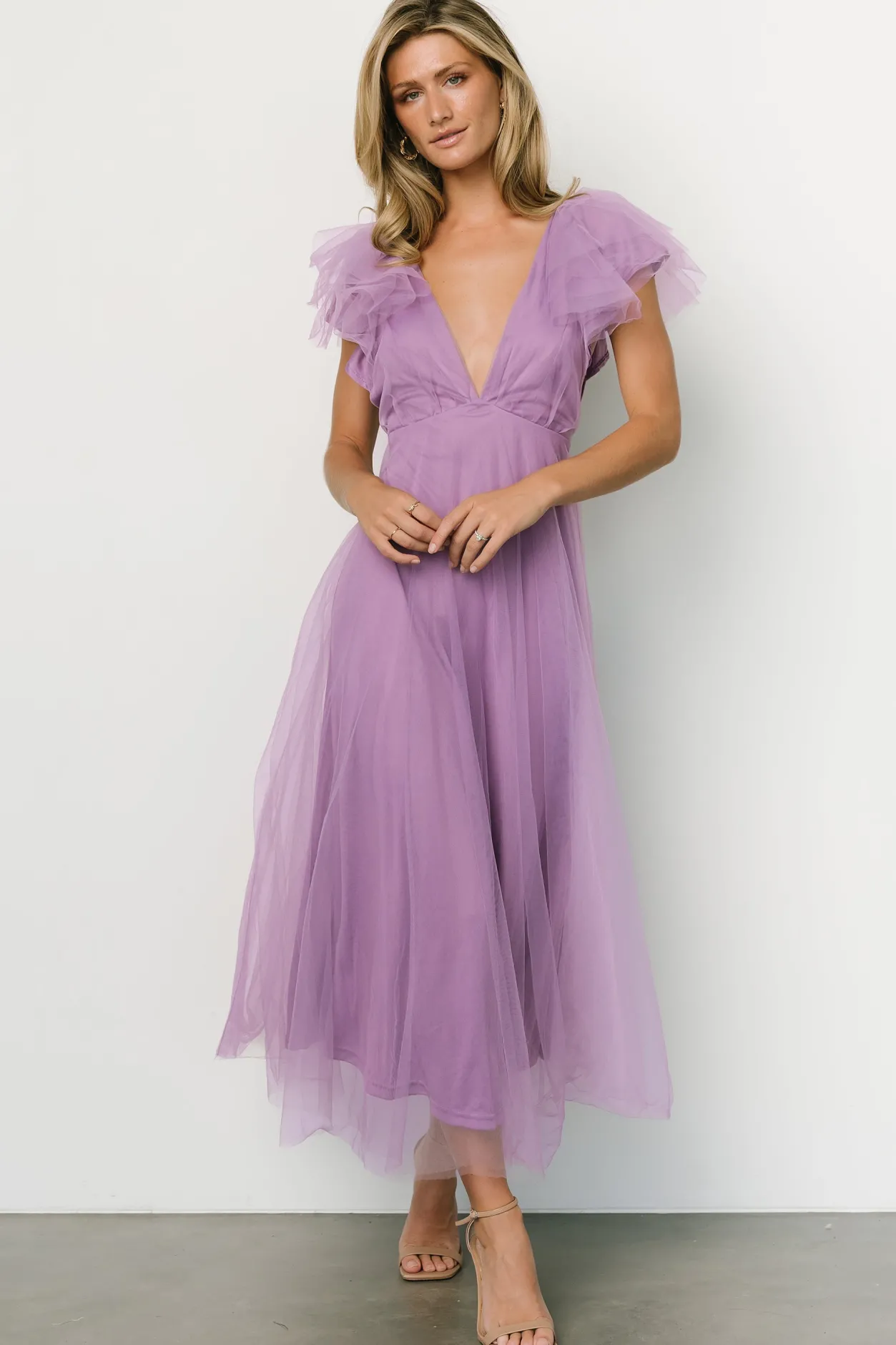 Discount Baltic Born Annabella Tulle Dress | Lavender