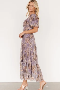 Fashion Baltic Born Annabeth Midi Dress | Lavender Floral LavenderFloral