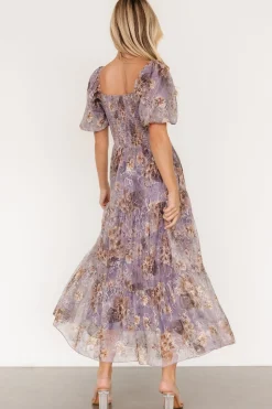 Fashion Baltic Born Annabeth Midi Dress | Lavender Floral LavenderFloral