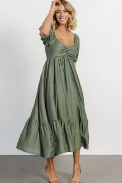 Sale Baltic Born Annalisa Midi Dress | Olive