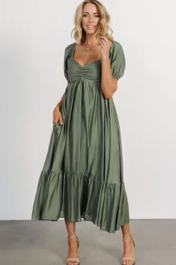 Sale Baltic Born Annalisa Midi Dress | Olive