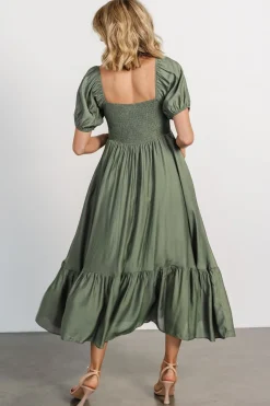 Sale Baltic Born Annalisa Midi Dress | Olive