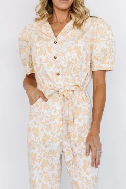Best Baltic Born Annalise Jumpsuit | White + Yellow White+Yellow