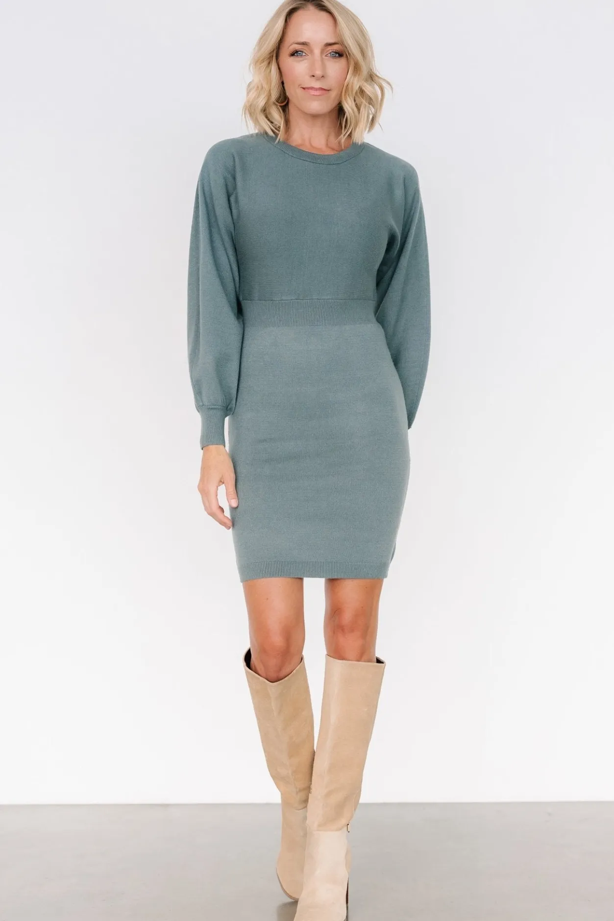 Fashion Baltic Born Anson Sweater Dress | Winter Green WinterGreen