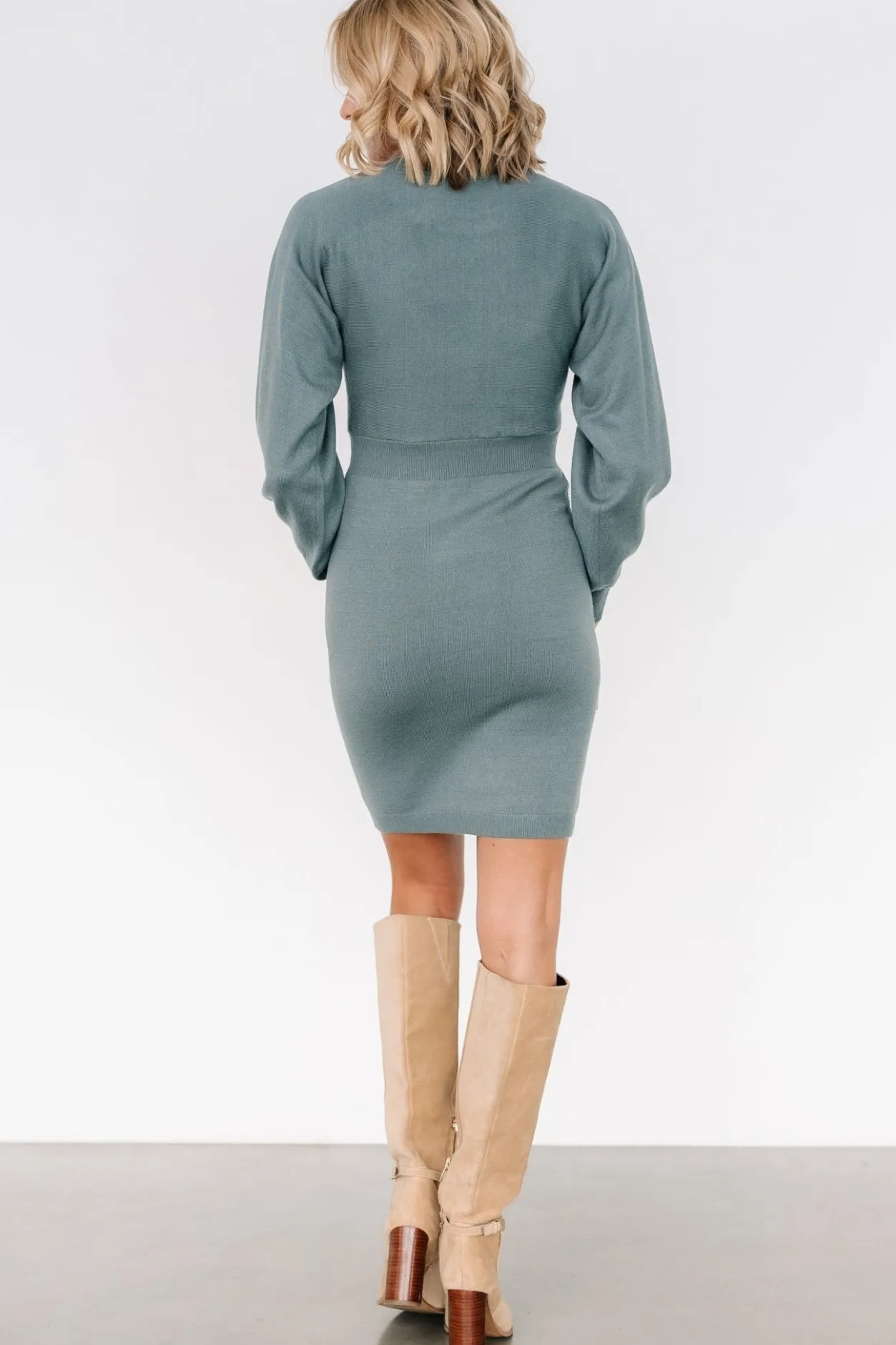 Fashion Baltic Born Anson Sweater Dress | Winter Green WinterGreen