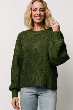 Outlet Baltic Born Anthony Knit Sweater | Green