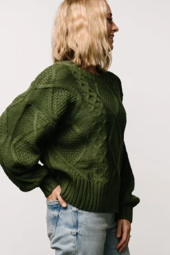 Outlet Baltic Born Anthony Knit Sweater | Green