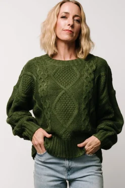 Outlet Baltic Born Anthony Knit Sweater | Green