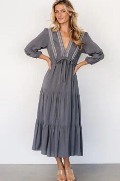 Online Baltic Born Antonia Dress | Dark Gray DarkGray