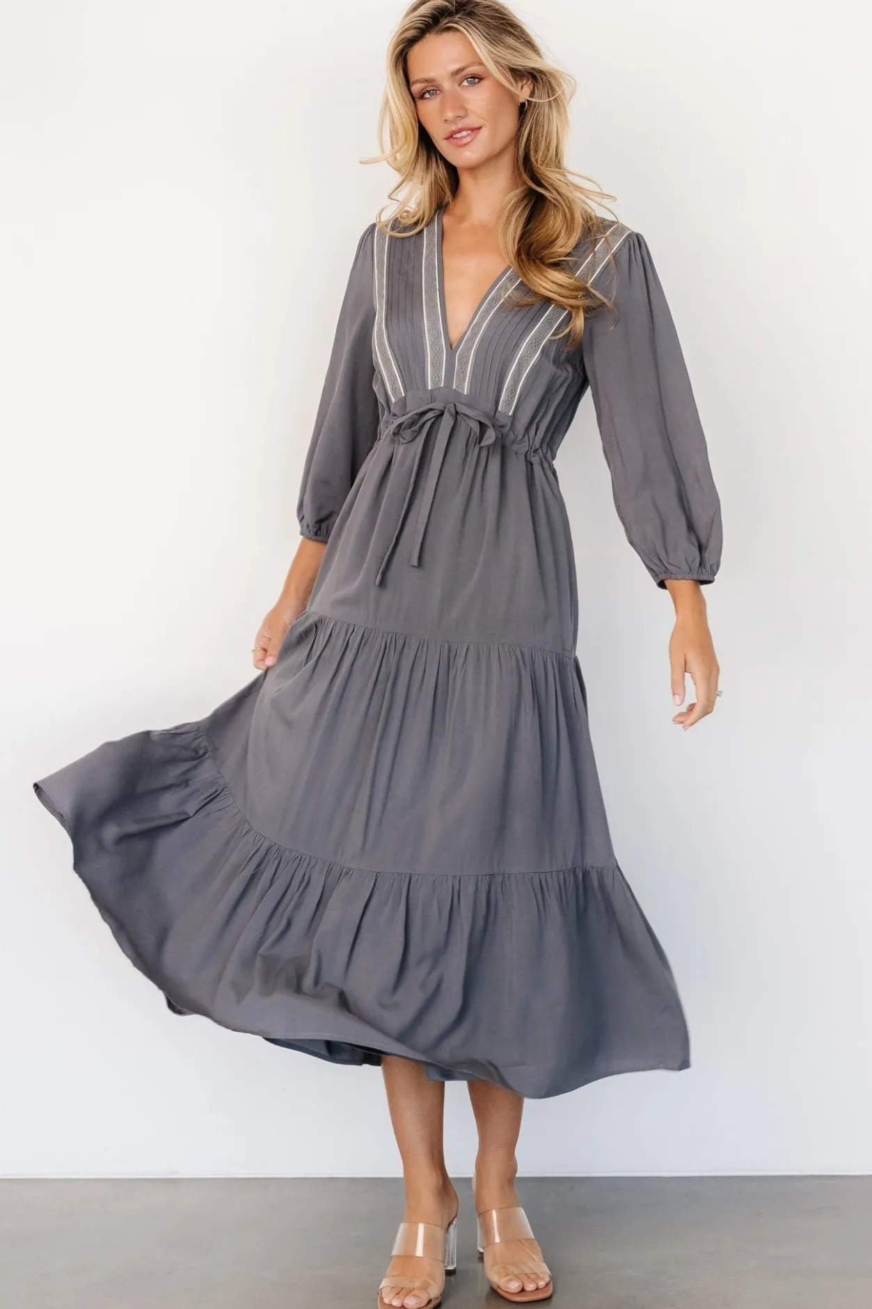 Online Baltic Born Antonia Dress | Dark Gray DarkGray