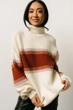 Outlet Baltic Born Antonov Turtle Neck Sweater | Cream + Spice Cream+Spice