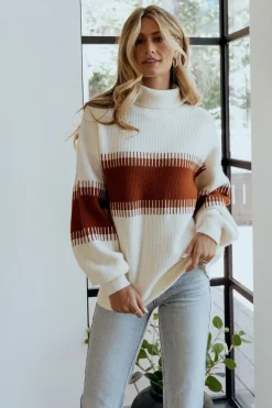 Outlet Baltic Born Antonov Turtle Neck Sweater | Cream + Spice Cream+Spice