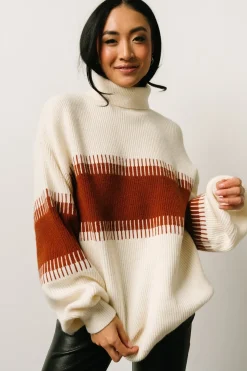 Outlet Baltic Born Antonov Turtle Neck Sweater | Cream + Spice Cream+Spice