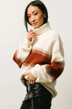 Outlet Baltic Born Antonov Turtle Neck Sweater | Cream + Spice Cream+Spice