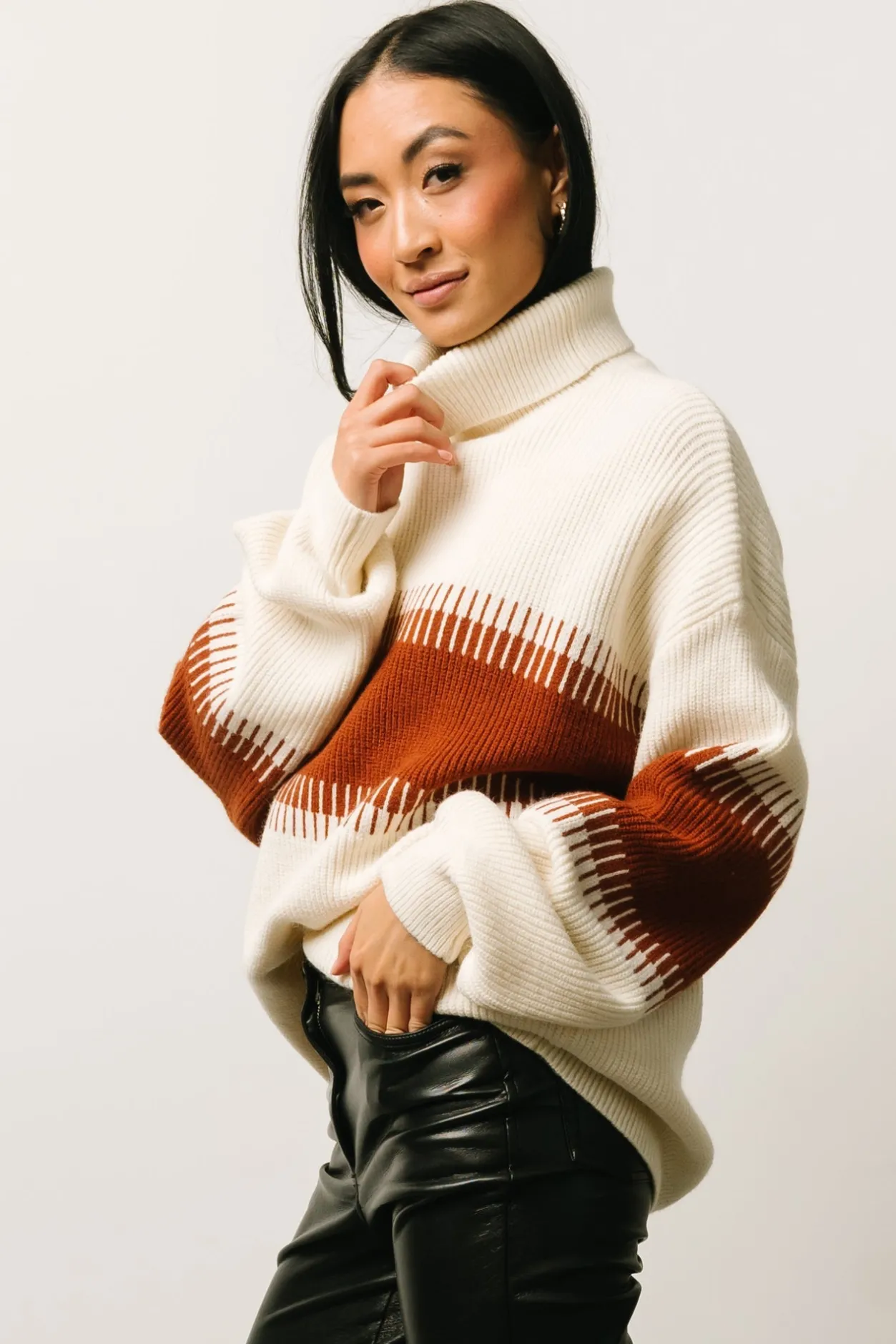 Outlet Baltic Born Antonov Turtle Neck Sweater | Cream + Spice Cream+Spice