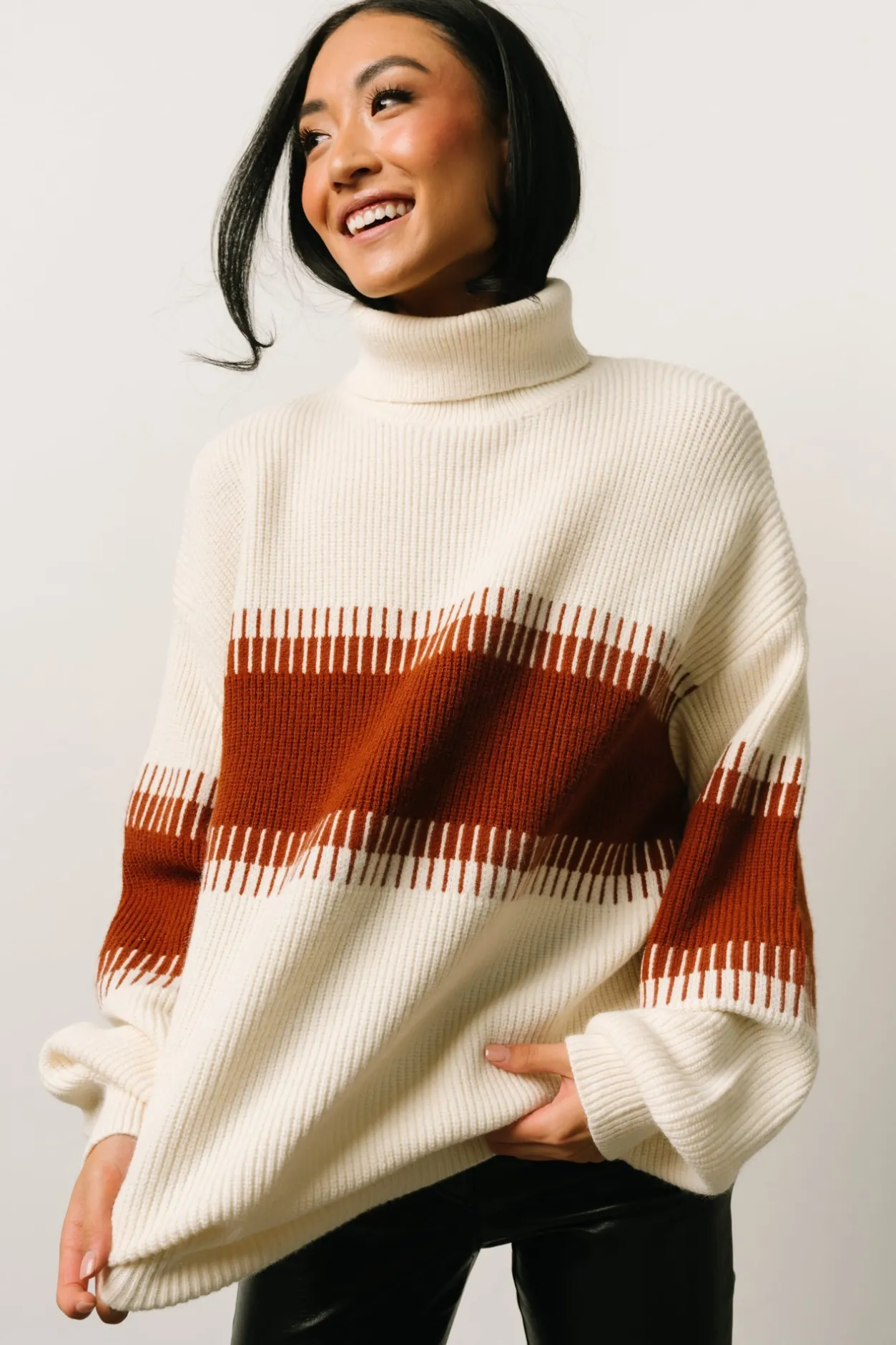 Outlet Baltic Born Antonov Turtle Neck Sweater | Cream + Spice Cream+Spice