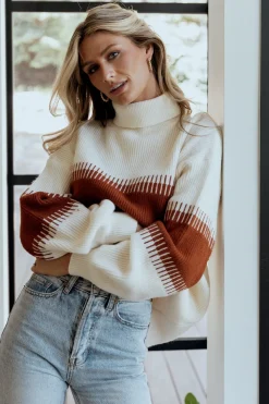 Outlet Baltic Born Antonov Turtle Neck Sweater | Cream + Spice Cream+Spice