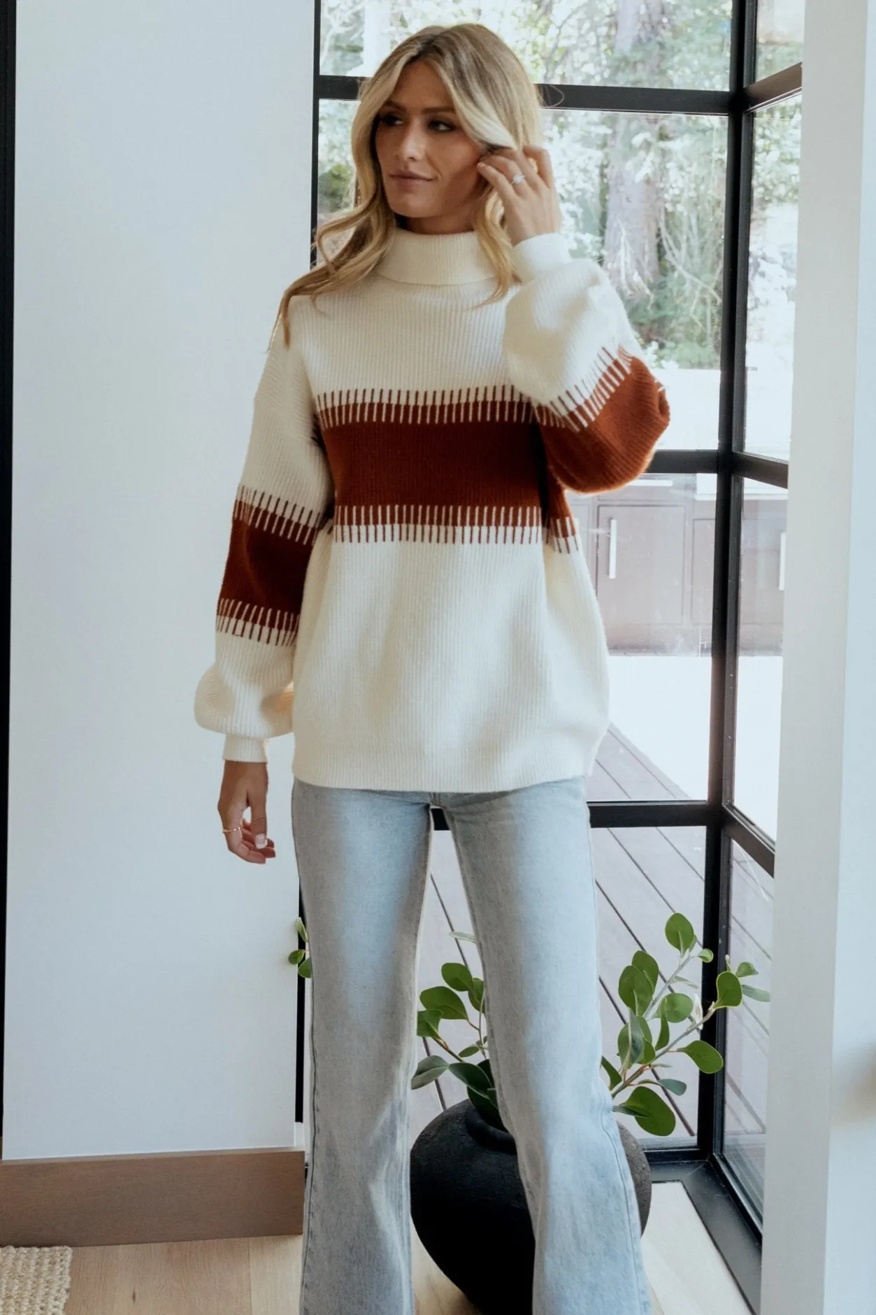 Outlet Baltic Born Antonov Turtle Neck Sweater | Cream + Spice Cream+Spice