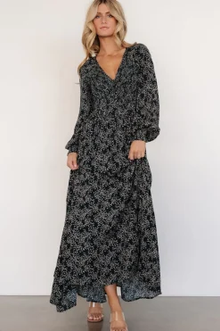 Sale Baltic Born Anya Maxi Dress | Hunter Green Print HunterGreenPrint