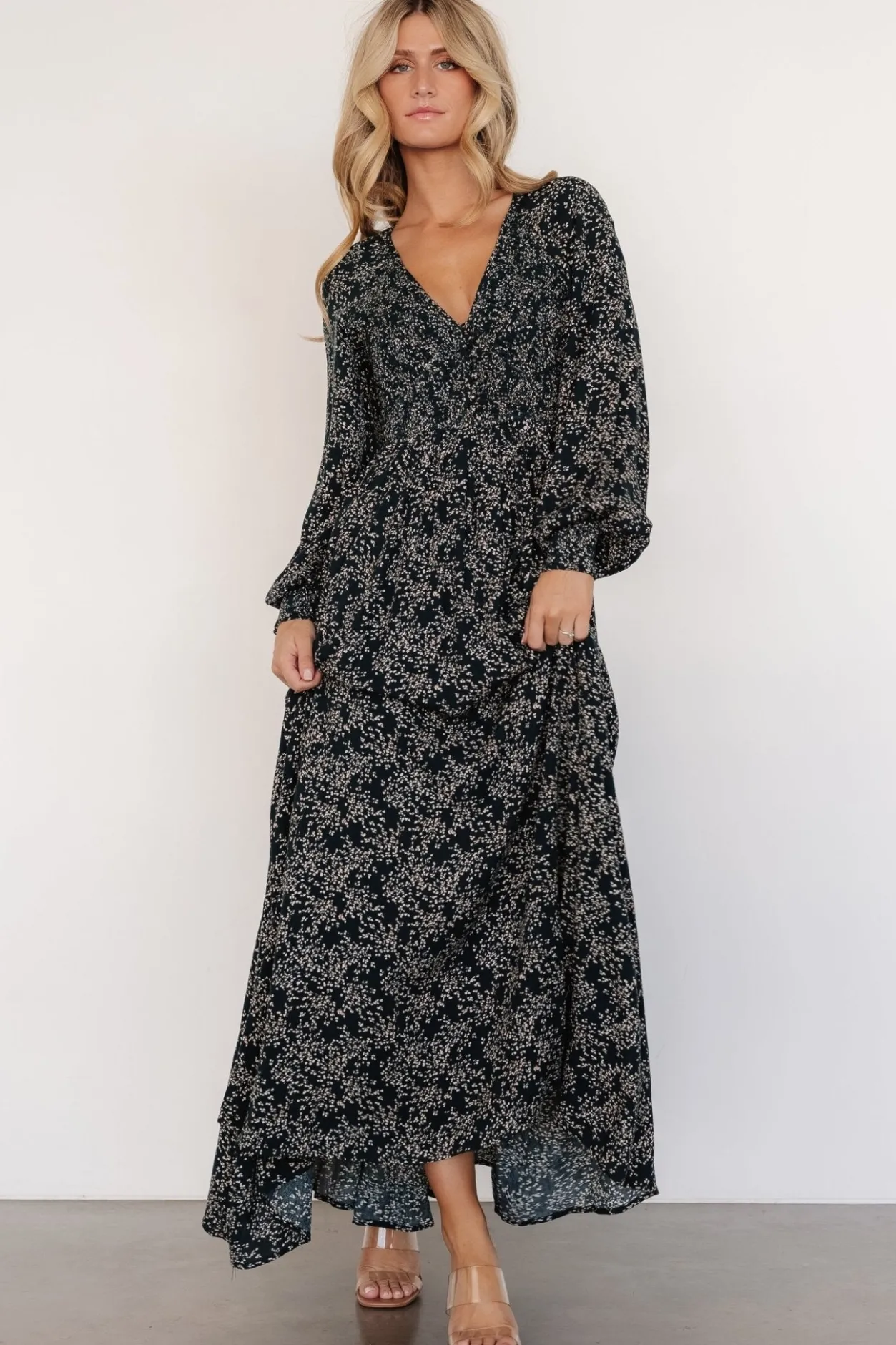 Sale Baltic Born Anya Maxi Dress | Hunter Green Print HunterGreenPrint