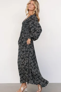 Sale Baltic Born Anya Maxi Dress | Hunter Green Print HunterGreenPrint