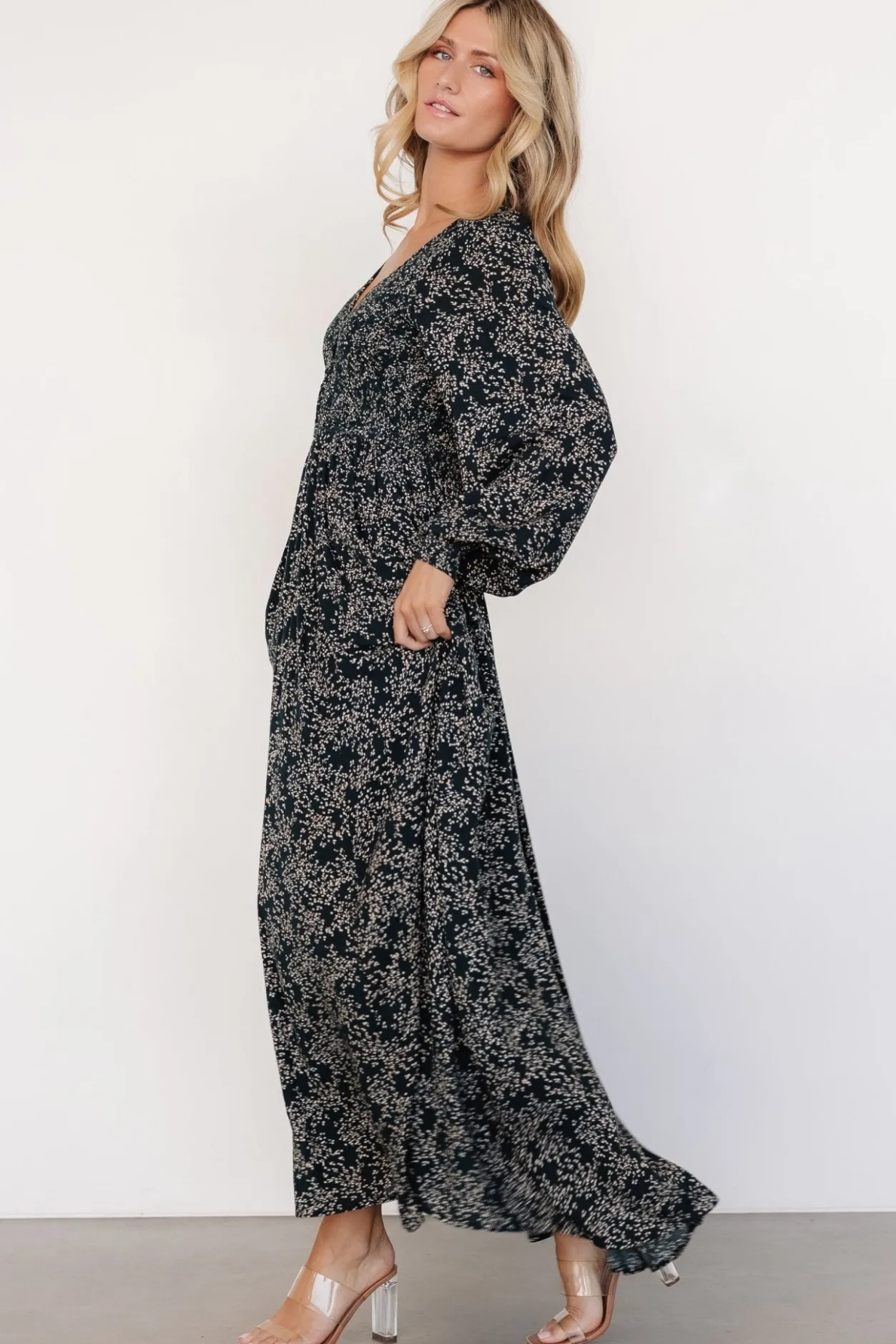 Sale Baltic Born Anya Maxi Dress | Hunter Green Print HunterGreenPrint