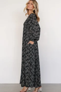 Sale Baltic Born Anya Maxi Dress | Hunter Green Print HunterGreenPrint