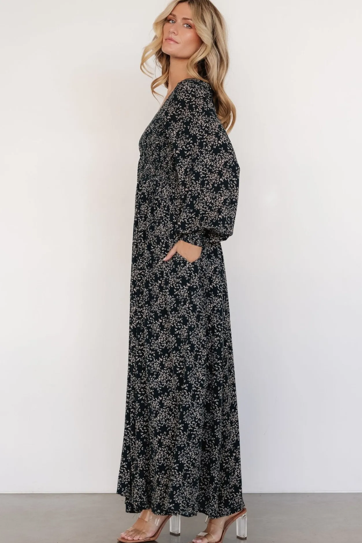 Sale Baltic Born Anya Maxi Dress | Hunter Green Print HunterGreenPrint