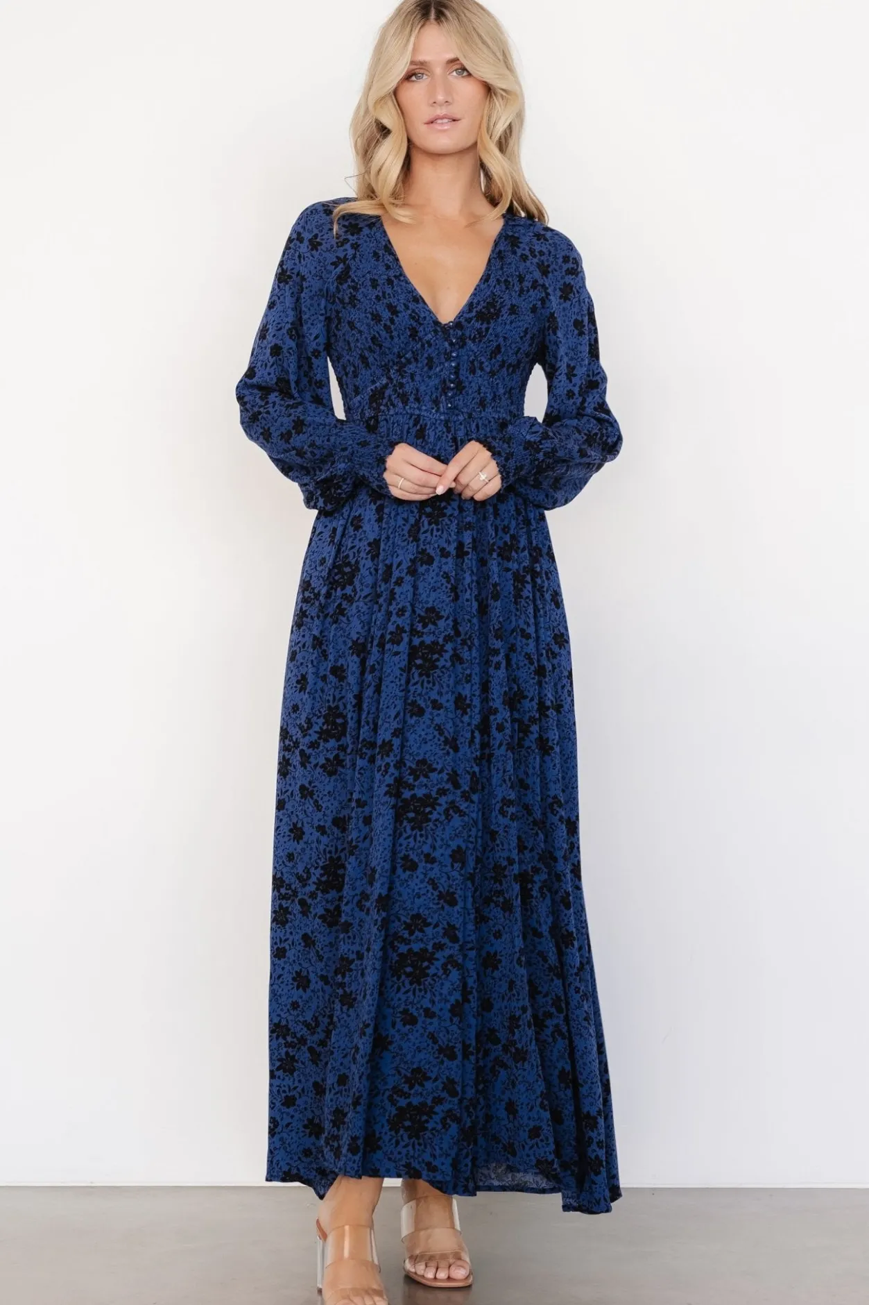 Clearance Baltic Born Anya Maxi Dress | Vintage Navy Floral VintageNavyFloral