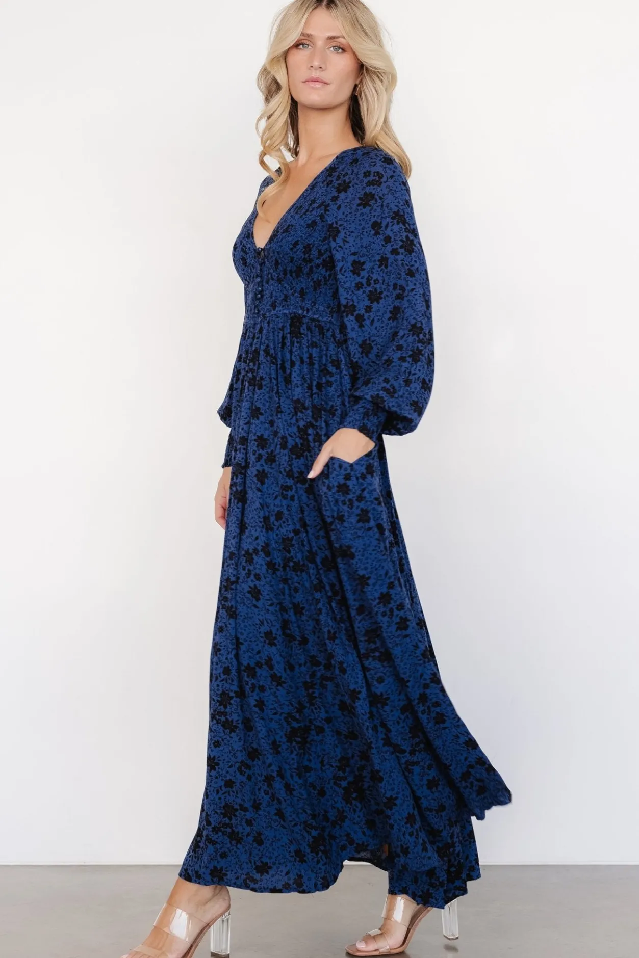 Clearance Baltic Born Anya Maxi Dress | Vintage Navy Floral VintageNavyFloral