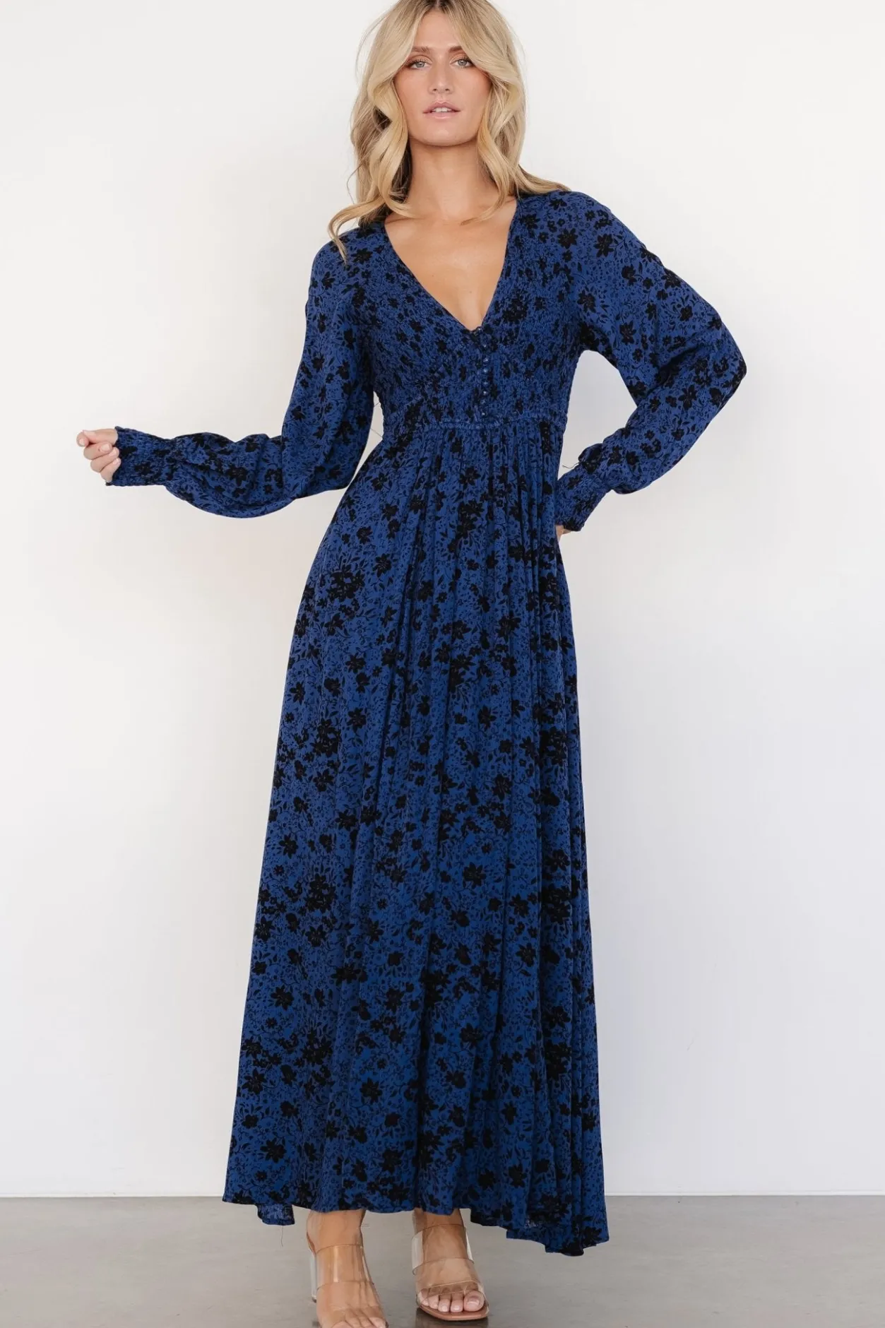 Clearance Baltic Born Anya Maxi Dress | Vintage Navy Floral VintageNavyFloral